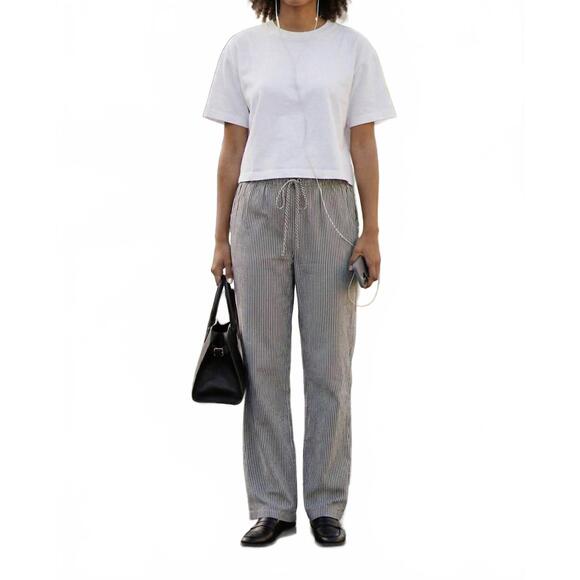 NEW GERGANA IVANOVA bridget relaxed pants in striped